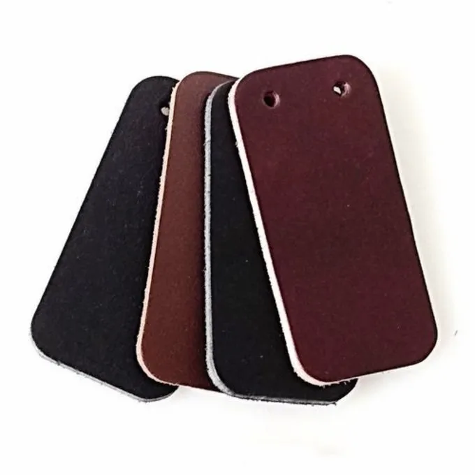 50x Splitleren Smal Rechthoekig Stuk Voor Schaalpantser, Bruin