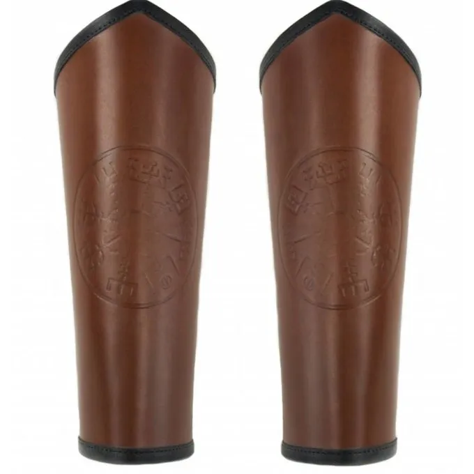 Leonardo Carbone Armbeschermers Vegvisir, Bruin - Afbeelding 3