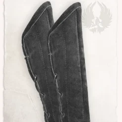 Mytholon Gambeson Armbeschermers Leopold Suedeleer Zwart
