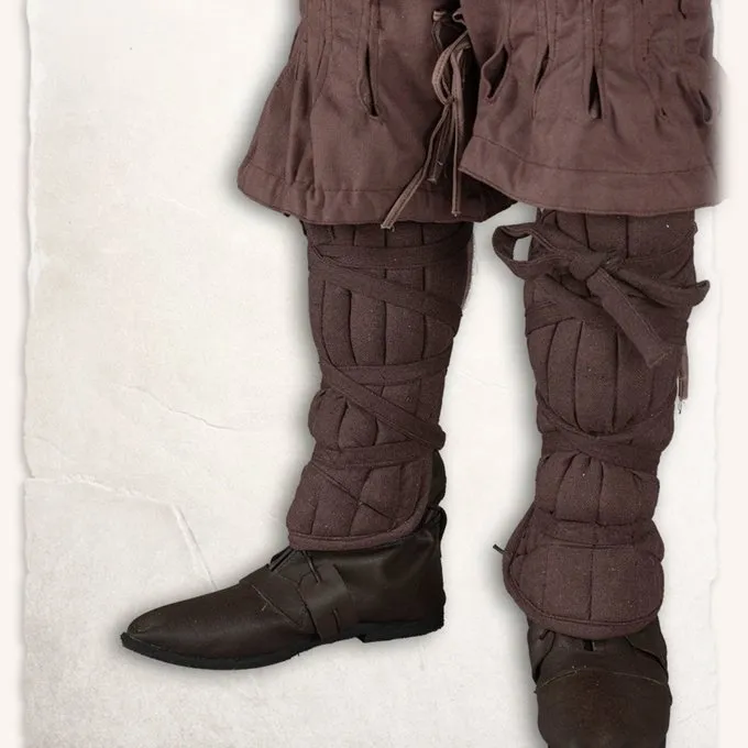 Mytholon Gambeson Beenbeschermers Farald, Canvas, Bruin