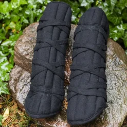 Mytholon Gambeson Beenbeschermers Farald, Canvas, Zwart