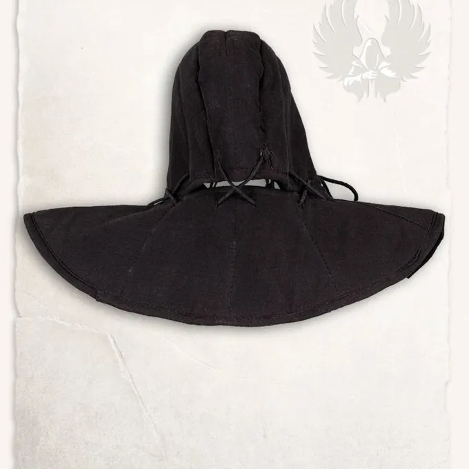 Mytholon Gambeson Kap En Kraag Aulber Linnen Zwart - Afbeelding 2