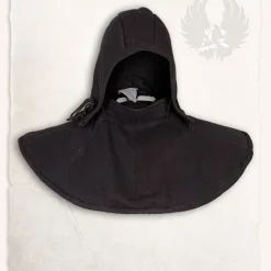 Mytholon Gambeson Kap En Kraag Aulber Linnen Zwart