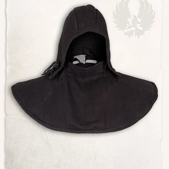 Mytholon Gambeson Kap En Kraag Aulber Linnen Zwart