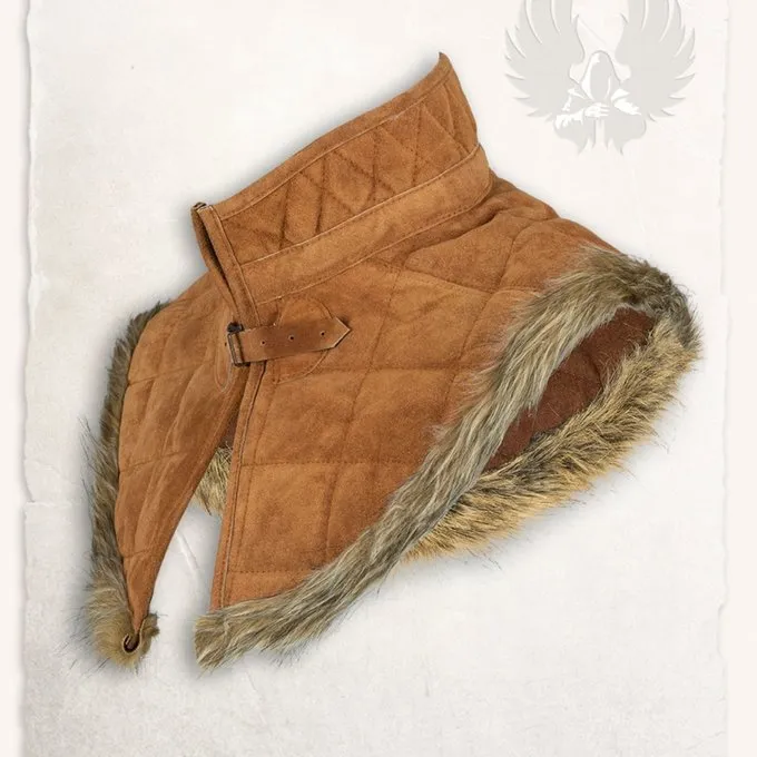 Mytholon Gambeson Kraag Nimue Suedeleer Lichtbruin - Afbeelding 3