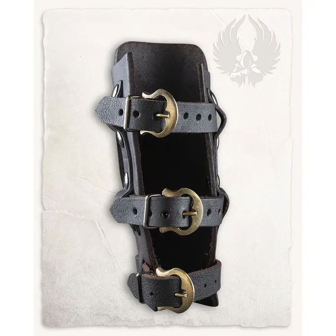 Mytholon Geralt Armbeschermer Voor Werpmessen, Zwart, Links - Afbeelding 3