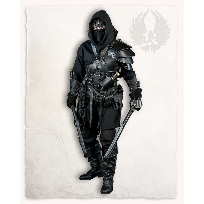 Mytholon Geralt Armbeschermer Voor Werpmessen, Zwart, Links - Afbeelding 6