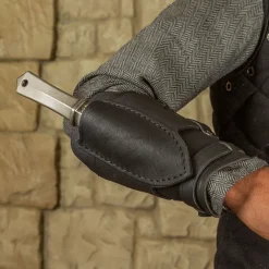 Mytholon Geralt Armbeschermer Voor Werpmessen, Zwart, Rechts