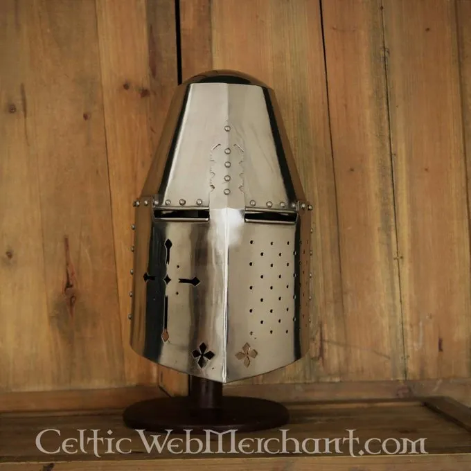 Deepeeka Grote Helm Met Leren Inleg - Afbeelding 2