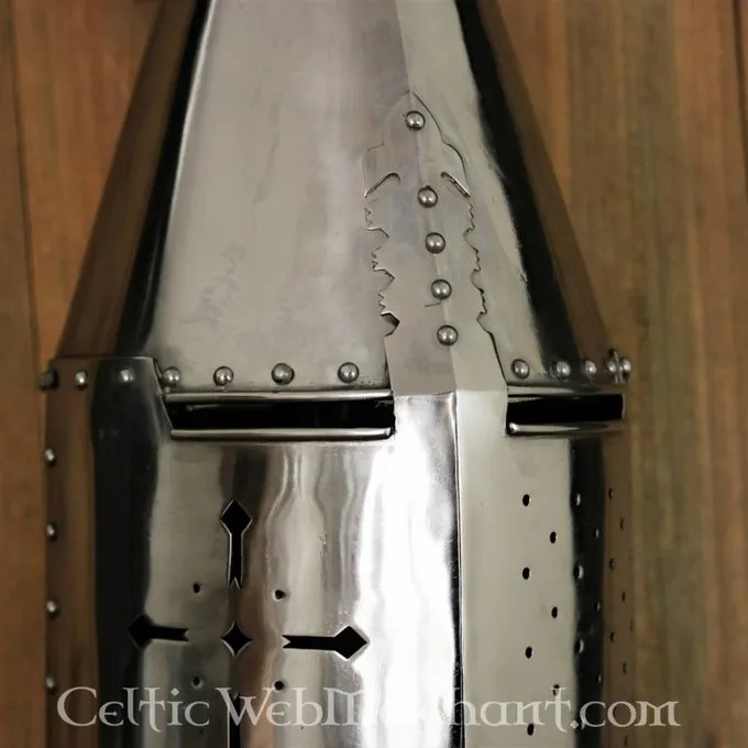 Deepeeka Grote Helm Met Leren Inleg - Afbeelding 5