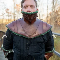 Epic Armoury Lange Leren Bevor, Groen