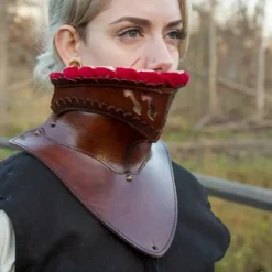 Epic Armoury Lange Leren Bevor, Rood