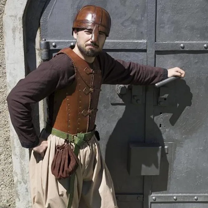 Epic Armoury LARP Brigandine, Bruin - Afbeelding 2