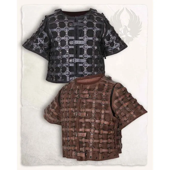 Mytholon Leder Pantser Berengar, Bruin - Afbeelding 3