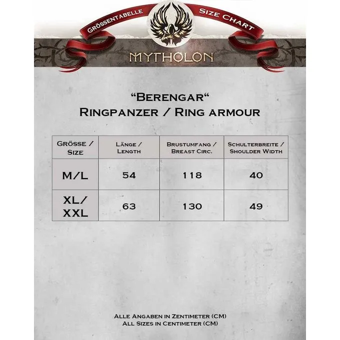 Mytholon Leder Pantser Berengar, Bruin - Afbeelding 4