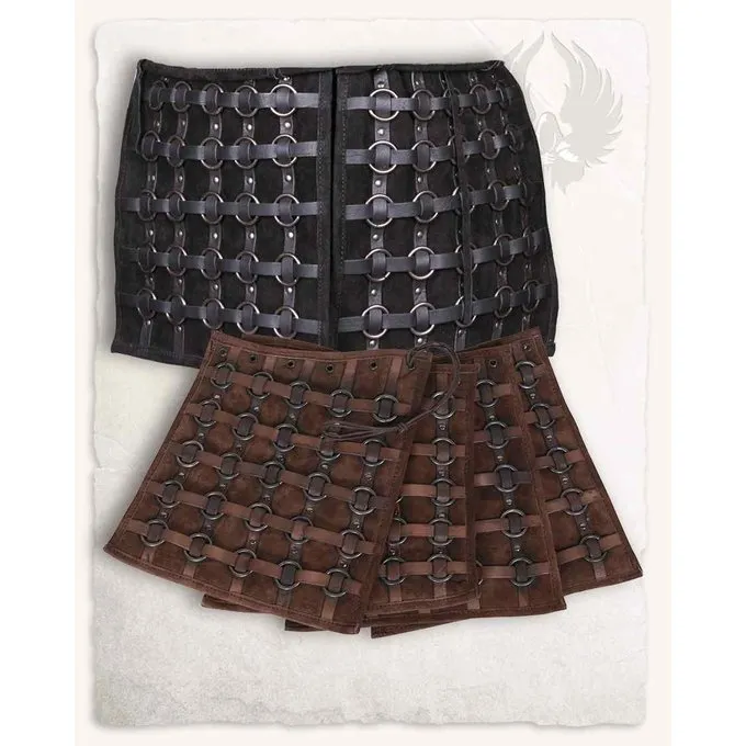 Mytholon Leder Tassets Berengar, Bruin - Afbeelding 3