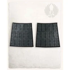 Mytholon Leder Tassets Quintus, Zwart