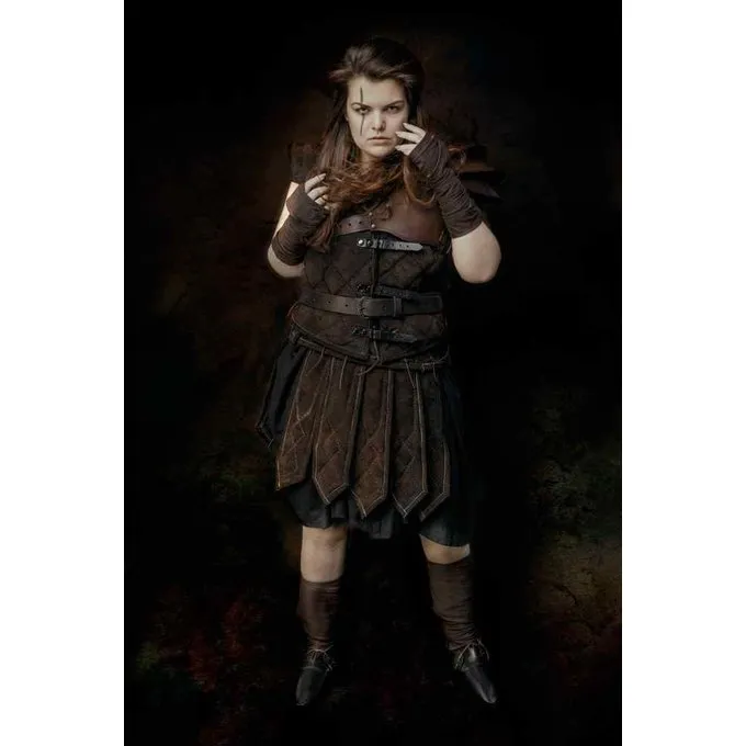 Mytholon Leder Wambuisrok Tenebra, Bruin