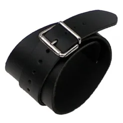 Leren Armband Met Gespen, Bruin