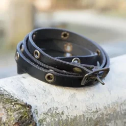 Epic Armoury Leren Armband Met Oogjes