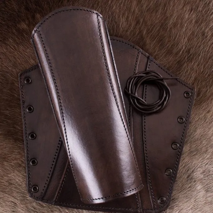 Deepeeka Leren Armbeschermers Sihtric - Afbeelding 4