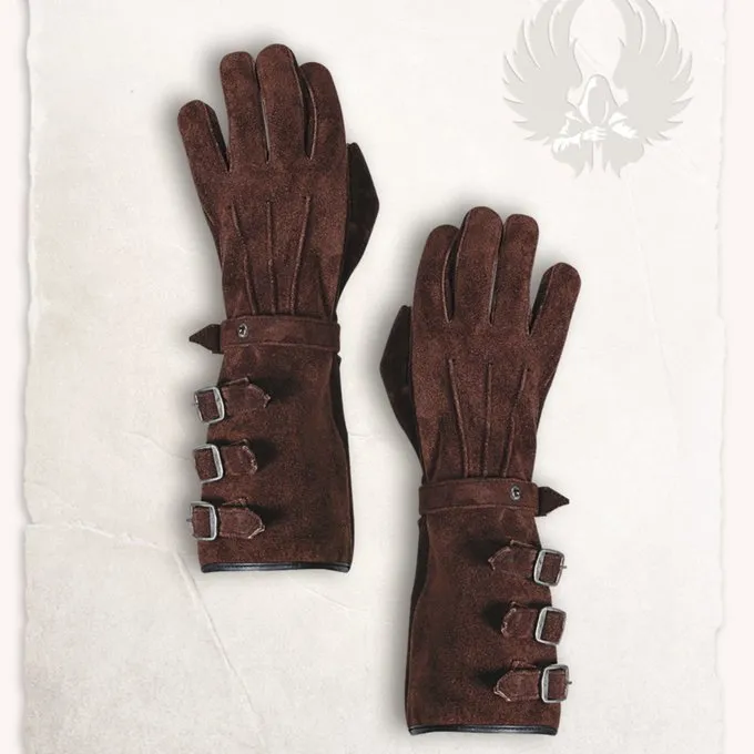 Mytholon Leren Handschoenen Kandor Bruin - Afbeelding 2