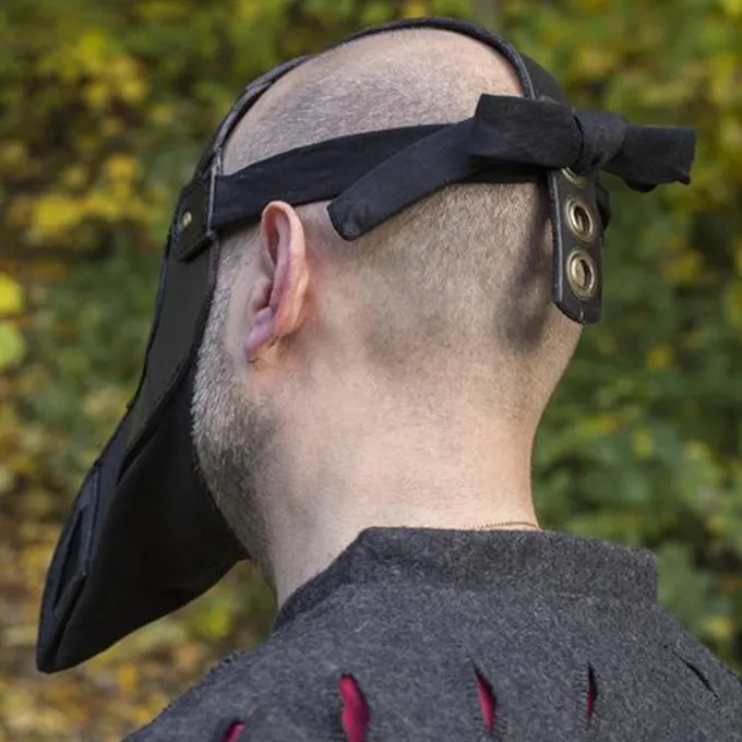Epic Armoury Leren Masker Pestdokter, Zwart - Afbeelding 5