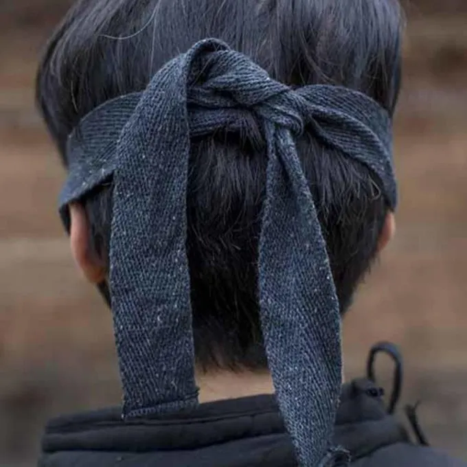 Epic Armoury Leren Mempo Halfmasker, Zwart - Afbeelding 3