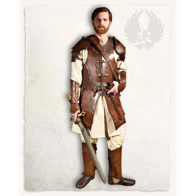 Mytholon Leren Tassets Antonius, Zwart - Afbeelding 2