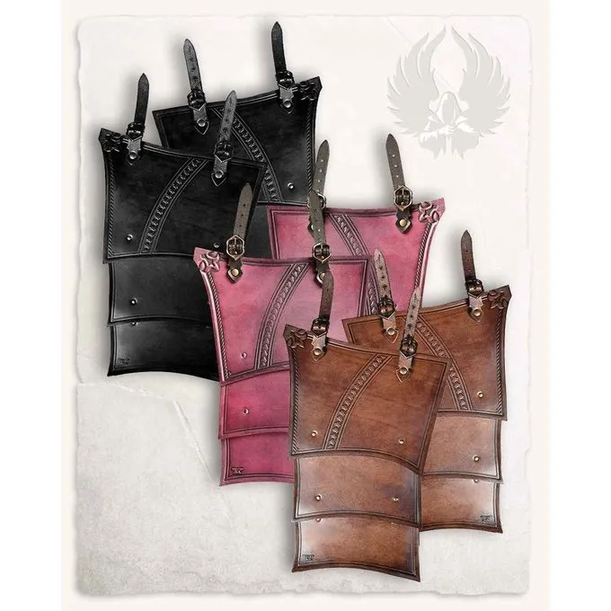 Mytholon Leren Tassets Antonius, Zwart