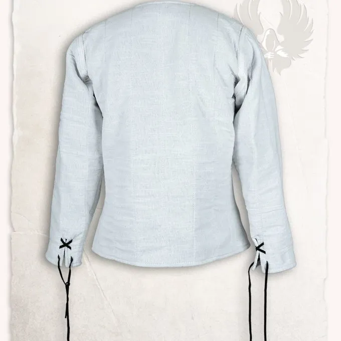 Mytholon Linnen Gambeson Aulber Wit - Afbeelding 2