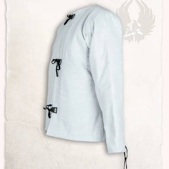 Mytholon Linnen Gambeson Aulber Wit - Afbeelding 3