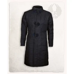 Mytholon Middeleeuwse Gambeson Shapur Zwart