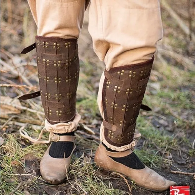 Epic Armoury Paar Beenbeschermers Fighter, Bruin