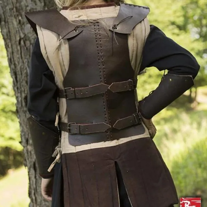 Epic Armoury RFB Leren Borstpantser S, Bruin - Afbeelding 2
