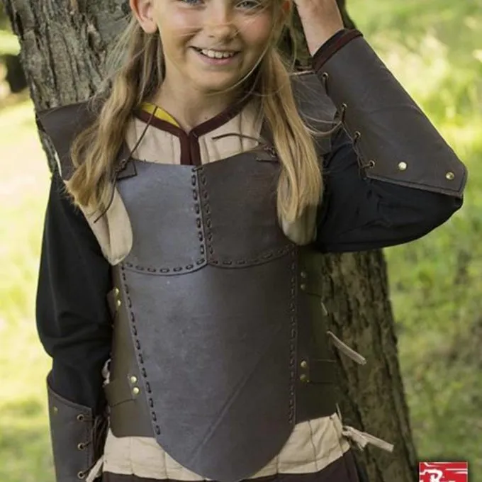 Epic Armoury RFB Leren Borstpantser S, Bruin - Afbeelding 3