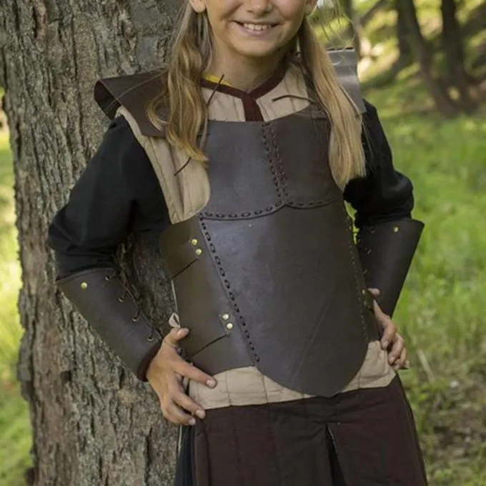 Epic Armoury RFB Leren Borstpantser S, Bruin - Afbeelding 4