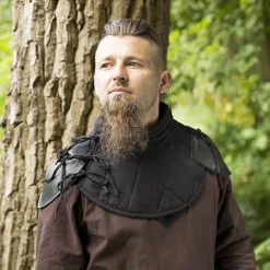 Epic Armoury RFB Wambuiskraag Met Schouderpantser, Zwart