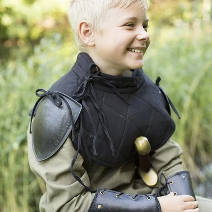 Epic Armoury RFB Wambuiskraag Met Schouderpantser, Zwart - Afbeelding 6