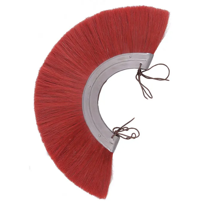 Deepeeka Romeinse Helmkam, Rood, Metalen Onderkant - Afbeelding 2