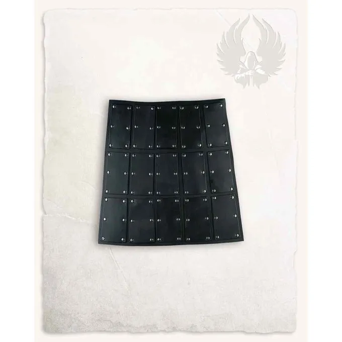 Mytholon Splitleer Tassets Quintus, Zwart - Afbeelding 2