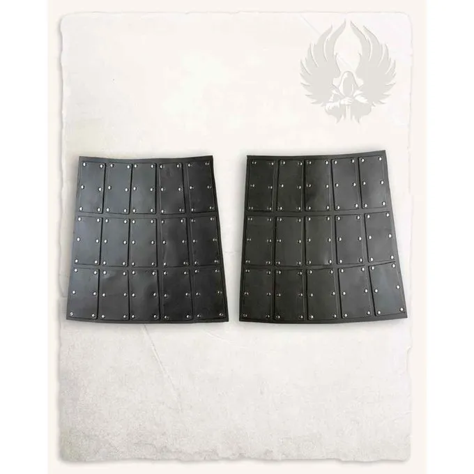 Mytholon Splitleer Tassets Quintus, Zwart