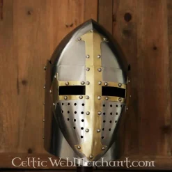 Deepeeka Sugarloaf Helm, Met Scharnierend Vizier 1,6mm,gepolijst