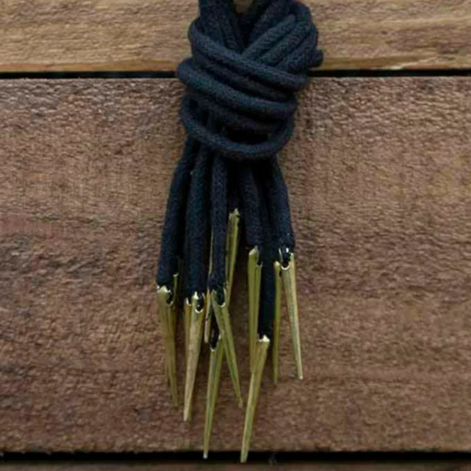 Epic Armoury Veter Met Aglets, Set Van 6, Zwart